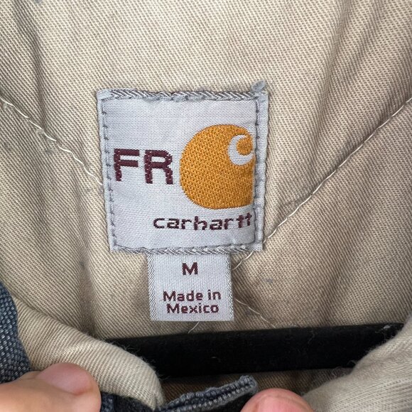 Carhartt Mens FR Traditional Jacket Size M Distressed Thrashed Wrecked Faded - Picture 7 of 16